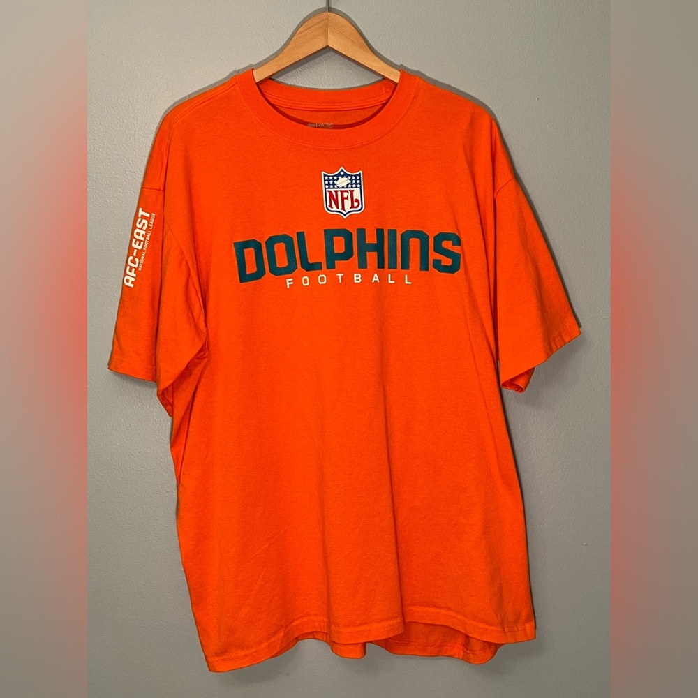 Reebok Mail Dolphins NFL T Shirt Size XL Mens